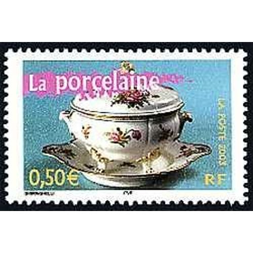 France 2003, Très Beau Timbre Neuf** Luxe Yvert 3568, La France À Vivre, Portraits De Régions, La Porcelaine.