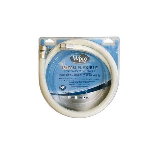FLEXIBLE GAZ NATUREL 2 METRE POUR INSTALLATION WHIRLPOOL - 481981729117