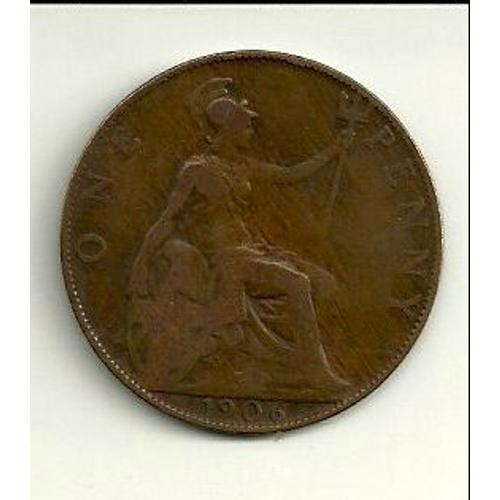 One Penny 1906 Edouard Vll