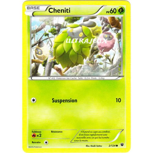 Pokémon - 2/124 - Cheniti - Xy - Impact Des Destins - Commune
