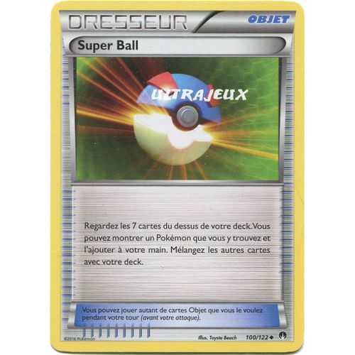 Pokémon - 100/123 - Xy - Rupture Turbo - Super Ball - Peu Commune