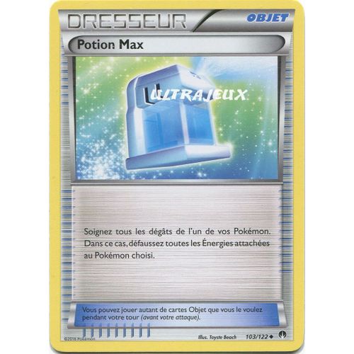 Pokémon - 103/123 - Potion Max - Xy - Rupture Turbo - Peu Commune