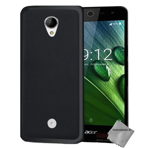 Housse Etui Coque Pochette Silicone Gel Fine Pour Acer Liquid Zest 3g Z525 + Film Ecran - Noir