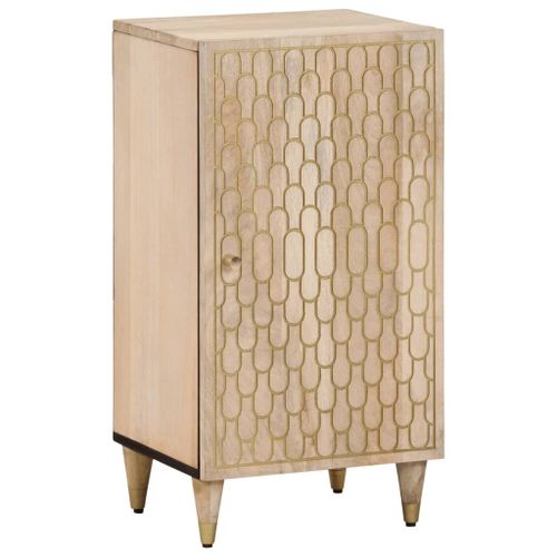 Vidaxl Armoire Latérale 40x33x75 Cm Bois Massif De Manguier