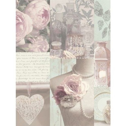 Papier peint floral elegant