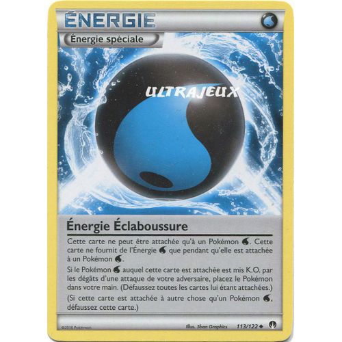 Pokémon - 113/123 - Xy - Rupture Turbo - Energie Éclaboussure (Énergie Eau) - Peu Commune