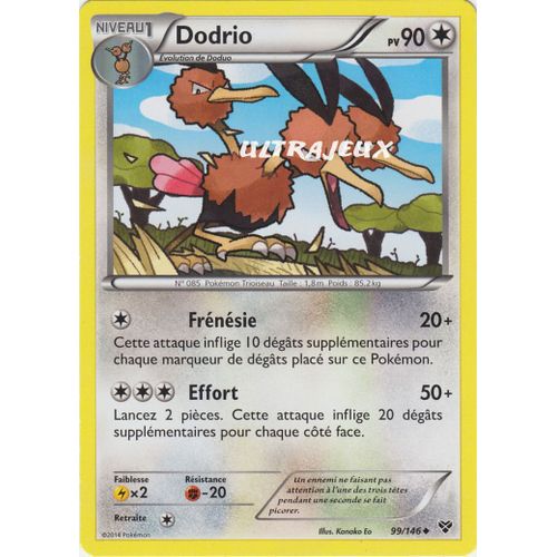 Pokémon - 99/146 - Xy - Dodrio - Peu Commune