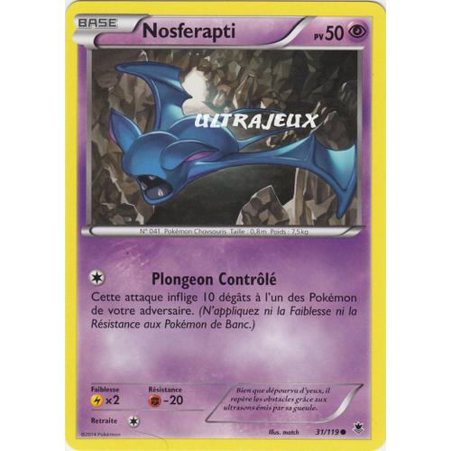 Pokémon - 31/119 - Nosferapti - Xy - Vigueur Spectrale - Commune