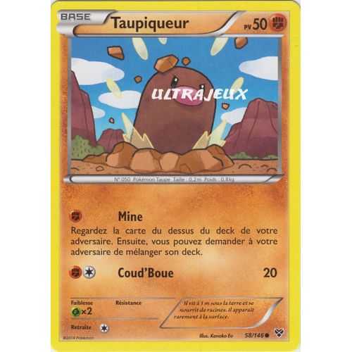 Pokémon - 58/146 - Xy - Taupiqueur - Commune