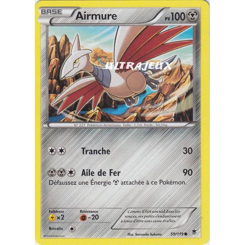 Pokémon - 59/119 - Xy - Vigueur Spectrale - Airmure - Commune