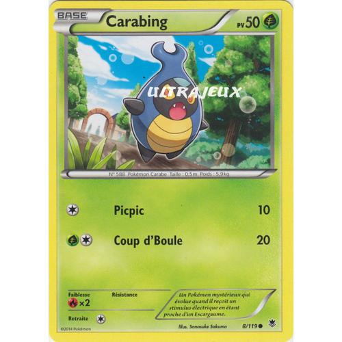 Pokémon - 8/119 - Carabing - Xy - Vigueur Spectrale - Commune