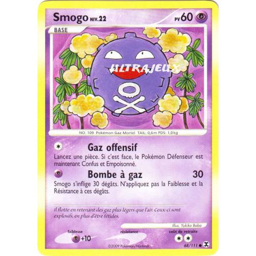 Pokémon - 68/120 - Smogo Niv.22 - Platine - Rivaux Emergeants - Commune