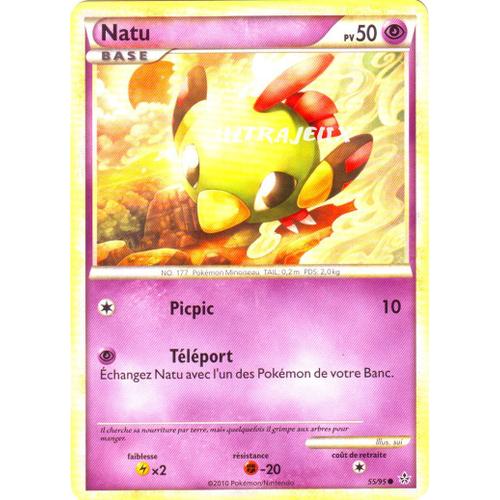 Pokémon - 55/95 - Heartgold Soulsilver Déchainement - Natu - Commune