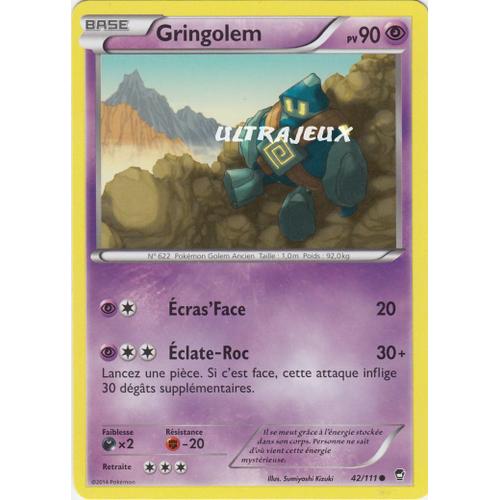 Pokémon - 42/111 - Xy - Poings Furieux - Gringolem - Commune