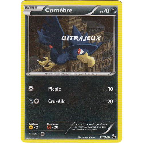 Pokémon - 72/128 - Noir & Blanc - Dragons Exaltés - Cornèbre - Commune