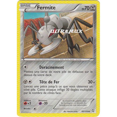 Pokémon - 83/128 - Noir & Blanc - Dragons Exaltés - Fermite - Peu Commune