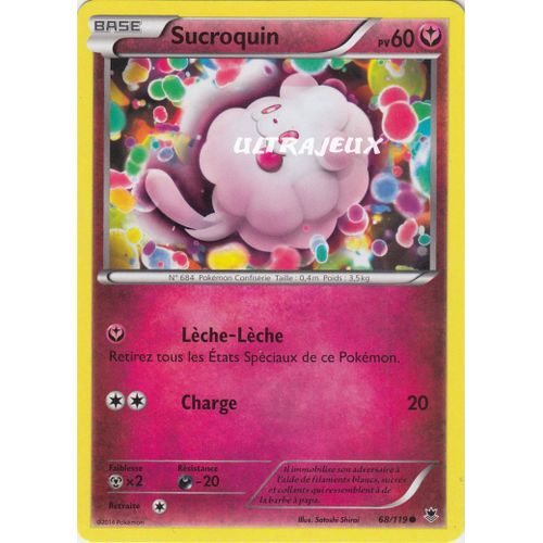 Pokémon - 68/119 - Xy - Vigueur Spectrale - Sucroquin - Commune