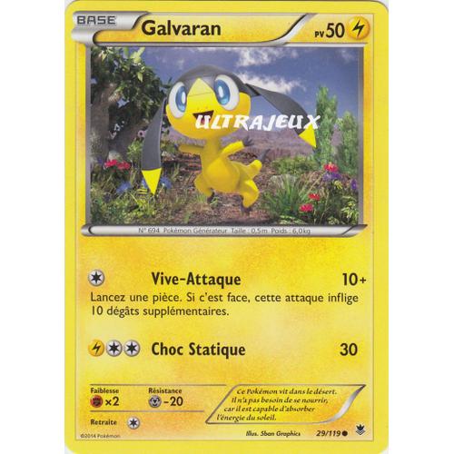 Pokémon - 29/119 - Xy - Vigueur Spectrale - Galvaran - Commune