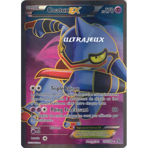 Pokémon - 102/106 - Xy - Étincelles - Coatox Ex - Ultra Rare