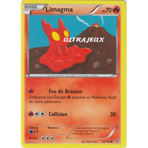 XY5:Primo Choc Limagma Carte Pokemon Neuve Française 22/160 