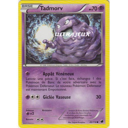 Pokémon - 45/122 - Tadmorv - Noir & Blanc - Glaciation Plasma - Commune