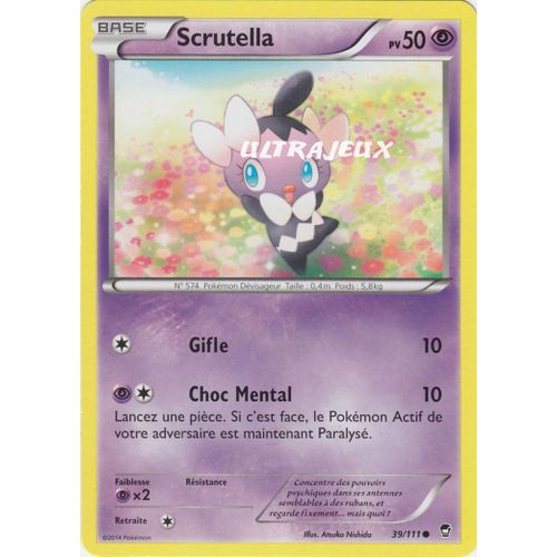 Pokémon - 39/111 - Xy - Poings Furieux - Scrutella - Commune