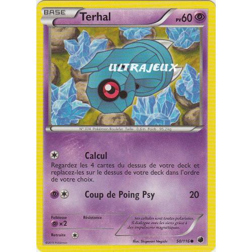 Pokémon - 50/122 - Terhal - Noir & Blanc - Glaciation Plasma - Commune