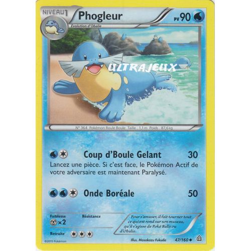 Pokémon - 47/160 - Phogleur - Xy - Primo Choc - Peu Commune