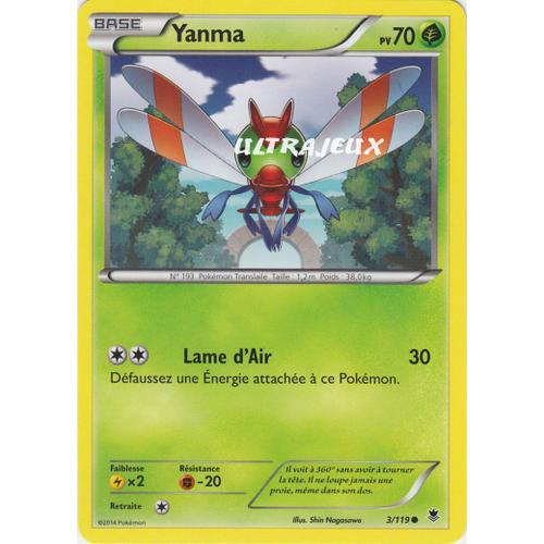 Pokémon - 3/119 - Yanma - Xy - Vigueur Spectrale - Commune