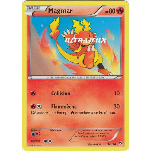 Pokémon - 10/111 - Xy - Poings Furieux - Magmar - Commune