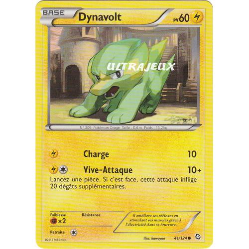 Pokémon - 41/128 - Noir & Blanc - Dragons Exaltés - Dynavolt - Commune
