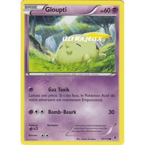 Pokémon - 37/119 - Gloupti - Xy - Vigueur Spectrale - Commune