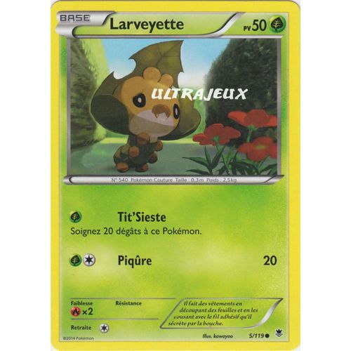 Pokémon - 5/119 - Xy - Vigueur Spectrale - Larveyette - Commune