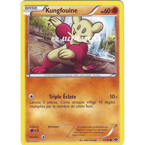 Pokémon - 67/99 - Noir & Blanc - Destinées Futures - Kungfouine - Commune