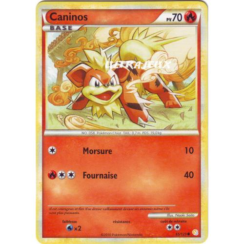 Pokémon - 65/124 - Heartgold Soulsilver - Caninos - Commune