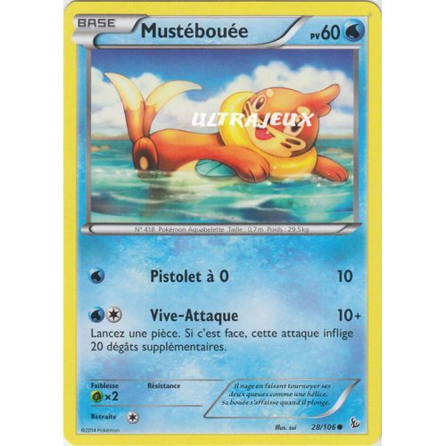 Pokémon - 28/106 - Mustébouée - Xy - Étincelles - Commune