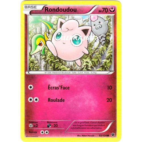 Pokémon - 65/124 - Rondoudou - Xy - Impact Des Destins - Commune