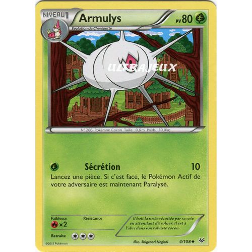 Pokémon - 4/110 - Xy - Ciel Rugissant - Armulys - Peu Commune