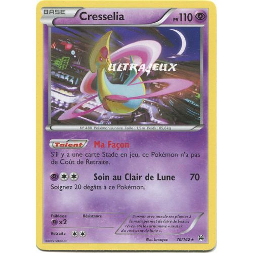 Pokémon - 70/162 - Cresselia - Xy - Impulsion Turbo - Rare