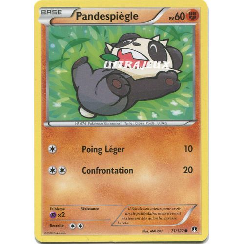 Pokémon - 71/123 - Pandespiègle - Xy - Rupture Turbo - Commune