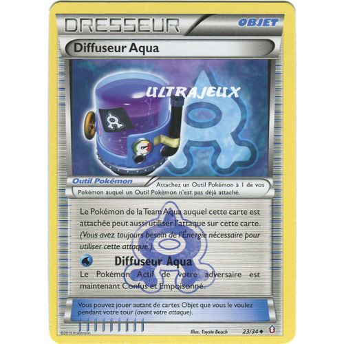 Pokémon - 23/34 - Double Danger - Diffuseur Aqua - Peu Commune