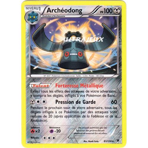 Pokémon - 61-R/124 - Archéodong - Reverse