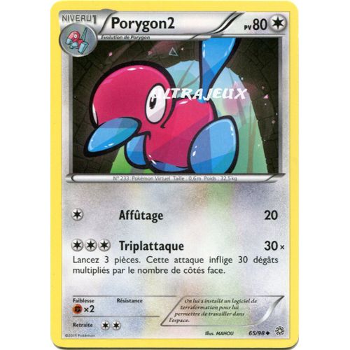 Pokémon - 65/98 - Xy - Origines Antiques - Porygon2 - Peu Commune