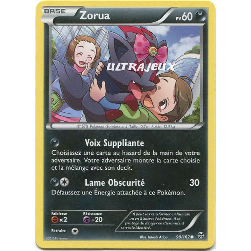 Pokémon - 90/162 - Zorua - Xy - Impulsion Turbo - Commune