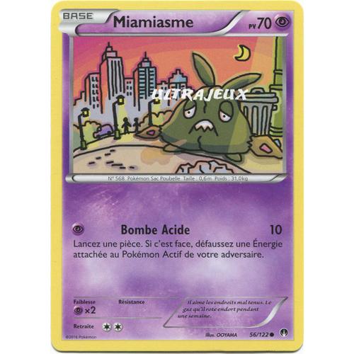 Pokémon - 56/123 - Miamiasme - Xy - Rupture Turbo - Commune
