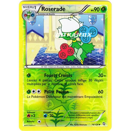 Pokémon - 14-R/128 - Roserade - Reverse
