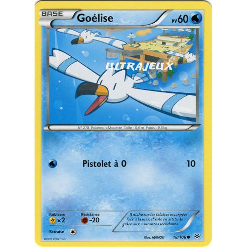 Pokémon - 18/110 - Xy - Ciel Rugissant - Goélise - Commune