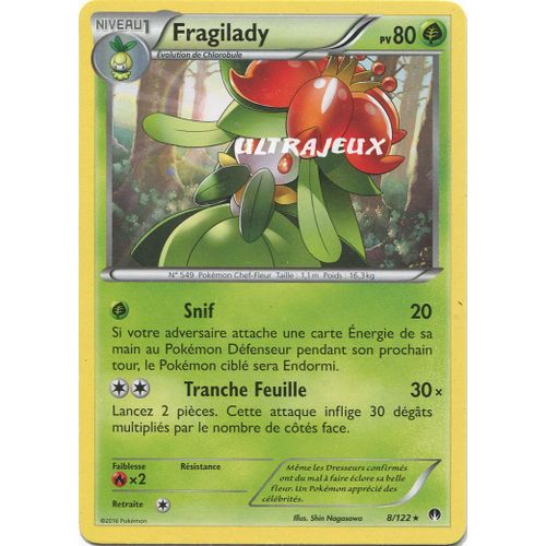 Pokémon - 8/123 - Xy - Rupture Turbo - Fragilady - Rare