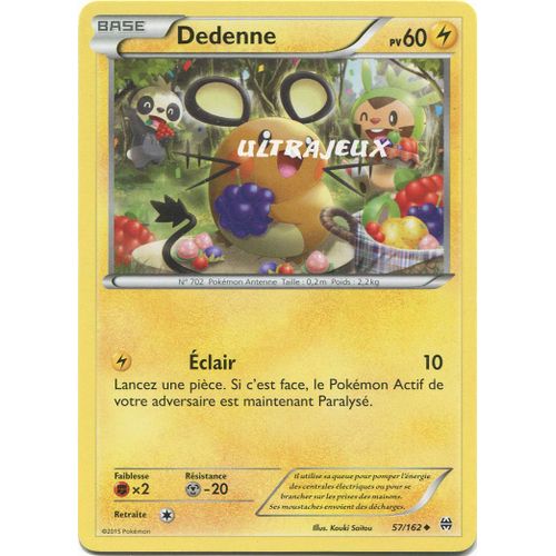 Pokémon - 57/162 - Dedenne - Xy - Impulsion Turbo - Peu Commune