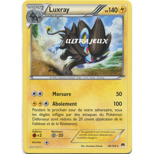 Pokémon - 46/123 - Xy - Rupture Turbo - Luxray - Rare